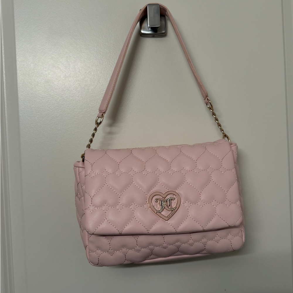Juicy Couture Pink Quilted Shoulder Bag